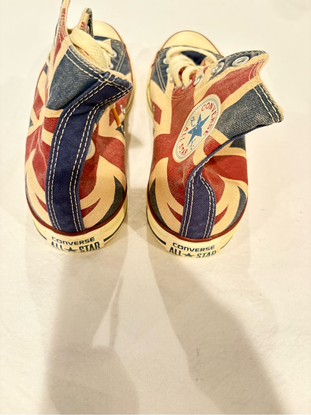 Converse High Top Sneakers - Union Jack Red, Blue, Cream - Picture 3 of 6